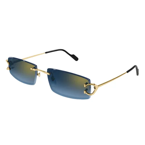 Kính Mát Cartier Sunglasses CT0465S 002 Màu Xanh - Vàng