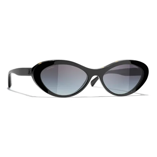 Kính Mát Chanel 0CH5416 1712S6 Black Grey Sunglasses Màu Đen Xám