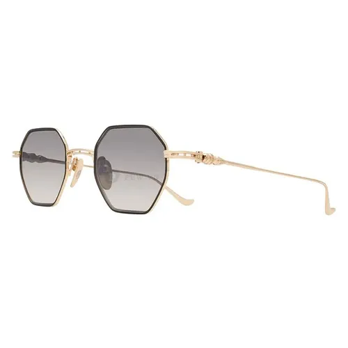 Kính Mát Chrome Hearts Evaculation Matte Black/Gold Plated Màu Đen - Vàng