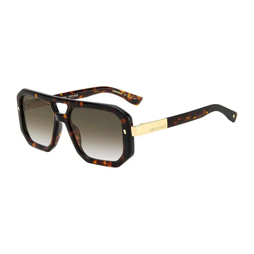 Kính Mát Dsquared2 Sunglasses D2 0105/S 086 Màu Xám/Havana