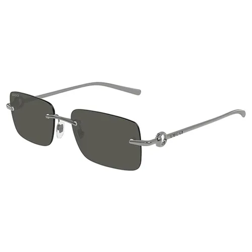 Kính Mát Gucci Sunglasses Gunmetal Grey GG1703S 001 Màu Xám