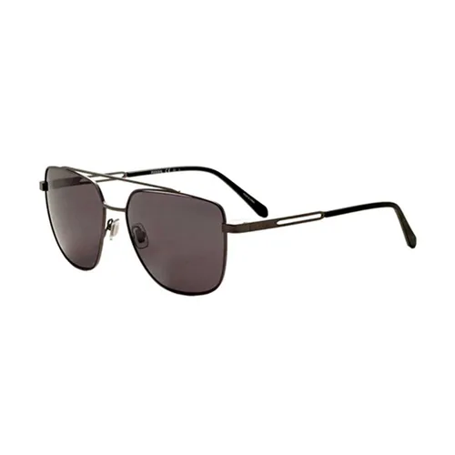 Kính Mát Nam Fossil Men's Grey Rectangular Sunglasses FOS3129-G-S-R80-59 Màu Nâu Đen