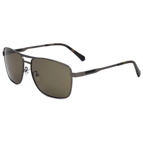 Kính Mát Nam Polaroid Polarized Grey Rectangular Sunglasses PLD2136-G-S-X-R80-59 Màu Xám