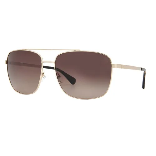 Kính Mát Nam Timberland Polarized Brown Navigator Men's Sunglasses TB00044 32H 65 Màu Nâu - Vàng
