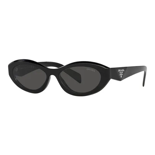 Kính Mát Prada Sunglasses 0PR 26ZS 16K08Z Black Dark Grey Màu Xám/Đen