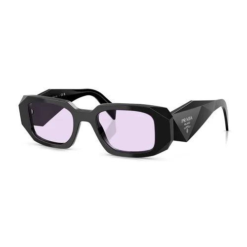Kính Mát Prada Transparent  Sunglasses 0PR 17WS 16K40J Black Purple Màu Tím/Đen