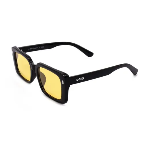 Kính Mát Unisex AMO AMO24617 C3 Màu Đen Vàng