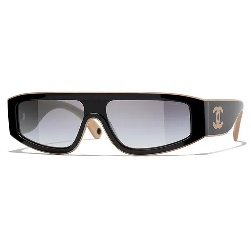 Kính Mát Unisex Chanel 0CH6057 C534S6 Màu Đen Be