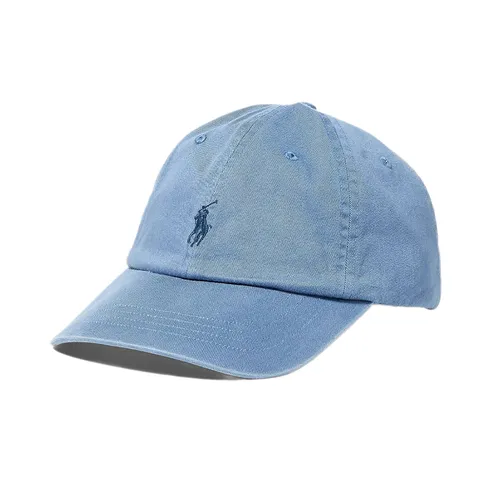 Mũ Ralph Lauren The Iconic Cotton Chino Ball Cap Carson Blue Màu Xanh Blue