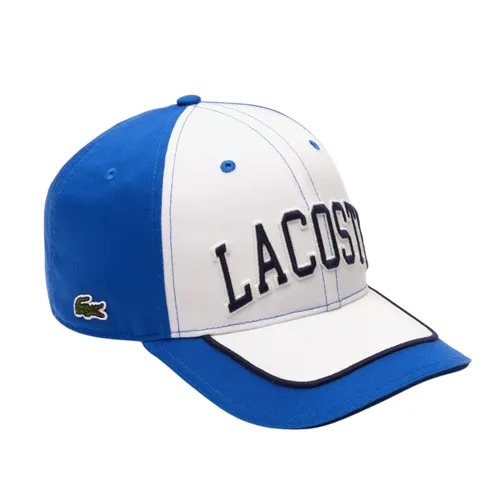Mũ Unisex Lacoste Baseball Two Tone Cap RK0343-ITX White X Blue Màu Trắng Xanh Size M