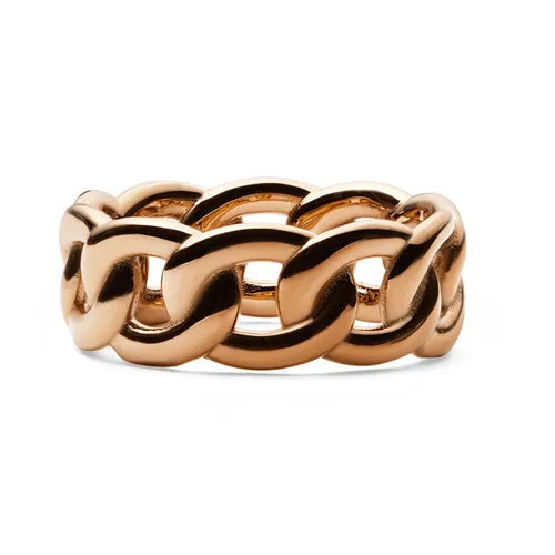 Nhẫn Daniel Wellington Chunky Chain Ring Rose Gold Màu Vàng Hồng Size 54