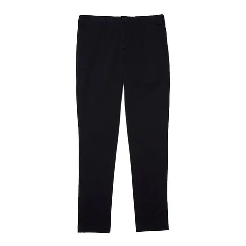 Quần Dài Nam Lacoste Men's Slim Fit Stretch Cotton Pants HH2661 HDE Màu Xanh Navy Size 38