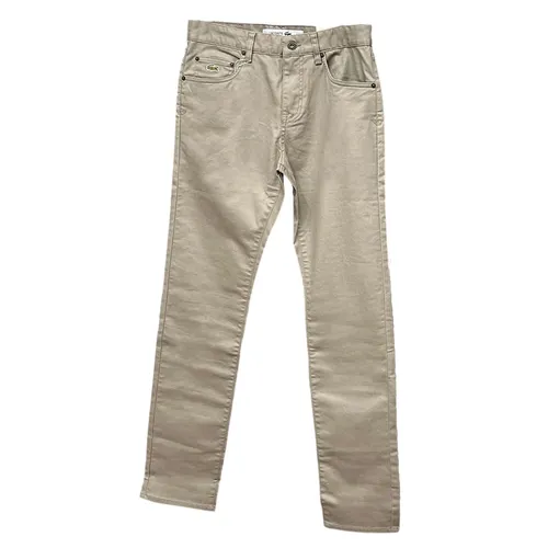 Quần Dài Nam Lacoste Slim Fit Pants Màu Be Size 30