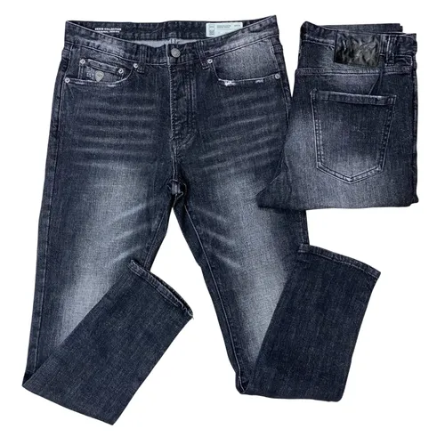 Quần Jean Nam CPS Chaps Shadow Fade Màu Đen Size 32
