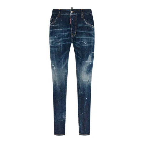 Quần Jean Nam Dsquared2 Skater In Blue S71LB1368 S30342 470 Màu Xanh Size 44