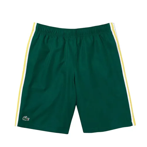 Quần Short Nam Lacoste Men's Sport Contrast Bands Lightweight GH6908 117 Màu Xanh Lá