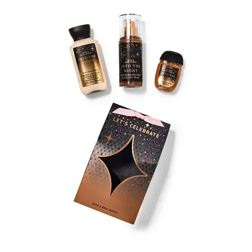 Set Chăm Sóc Da Toàn Thân Bath & Body Works Into The Night Mini Gift Set 3 Món