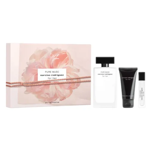 Set Nước Hoa Nữ Narciso Rodriguez Pure Musc For Her 3 Món (EDP 100ml + EDP 10ml + Lotion 75ml)