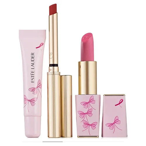 Set Son Estée Lauder Transforming Hope Lip Collection Makeup Set 3 Món (Kèm Túi)