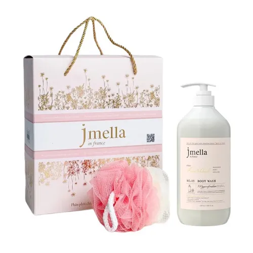 Set Sữa Tắm Cấp Ẩm Mịn Da Jmella In France No.03 Lime & Basil Body Wash