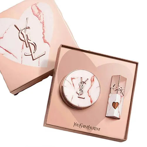 Set Trang Điểm Yves Saint Laurent YSL Limited Vân Đá 2 Món
