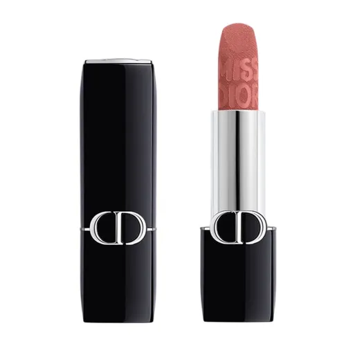 Son Dior Rouge Dior Limited Edition Lipstick Velvet Finish 100 Nude Look Màu Hồng Nude Đất