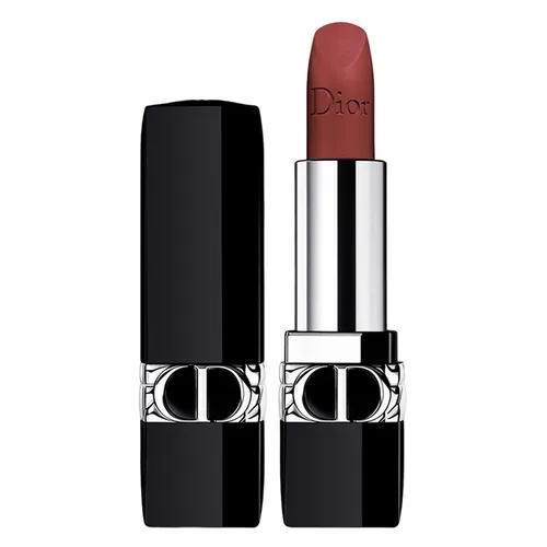 Son Dior Rouge Dior Refillable Lipstick 884 Célèbre Matte Finish Màu Đỏ Đất