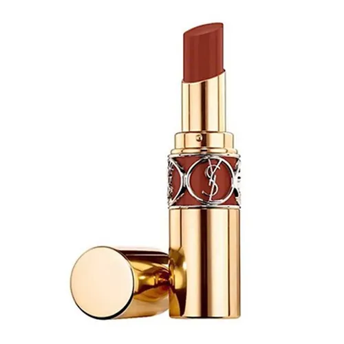Son Dưỡng Môi Yves Saint Laurent YSL Rouge Volupté Shine 122 Burnt Zellig Màu Cam Đỏ Đất