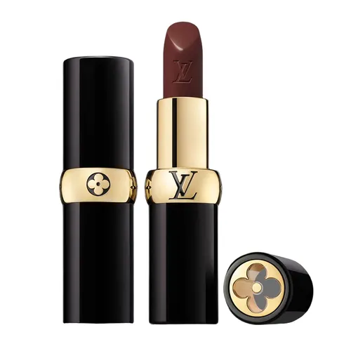 Son Lì Louis Vuitton LV Rouge À Lèvres Satin 112 Rumbling Storm Màu Nâu Đất
