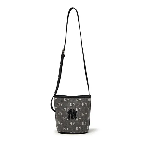 Túi Đeo Chéo MLB Mini Denim Classic Monogram New York Yankees 3ABMMV55N-50CGS Màu Xám