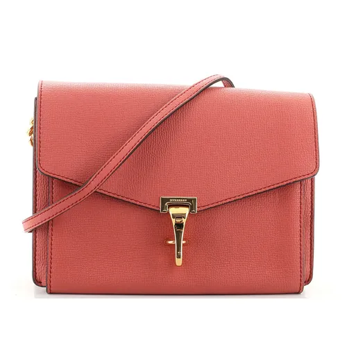 Túi Đeo Chéo Nữ Burberry Macken Crossbody Bag Leather Small Màu Nâu