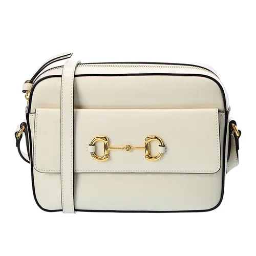 Túi Đeo Chéo Nữ Gucci Horsebit 1955 GG Supreme Hand Bag Leather Màu Beige
