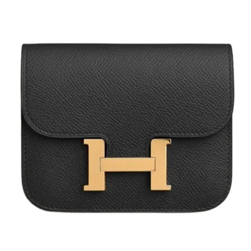Túi Đeo Chéo Nữ Hermès Constance Slim Bag Màu Đen