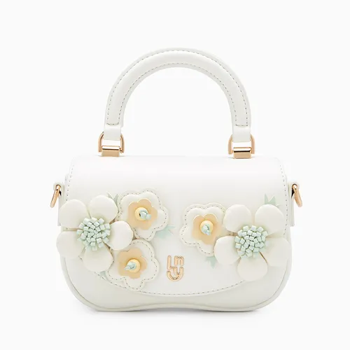 Túi Đeo Chéo Nữ Lyn Sanna Crossbody Bag - Ivory LL25FBT609 Màu Trắng Kem