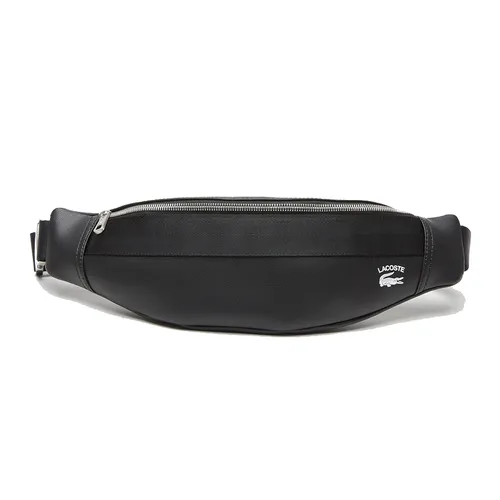 Túi Đeo Chéo Unisex Lacoste Contrast Coordinate Waist Bag NU4071PN Màu Đen