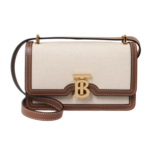 Túi Đeo Vai Nữ Burberry TB Mini Shoulder Bag Màu Nâu - Trắng