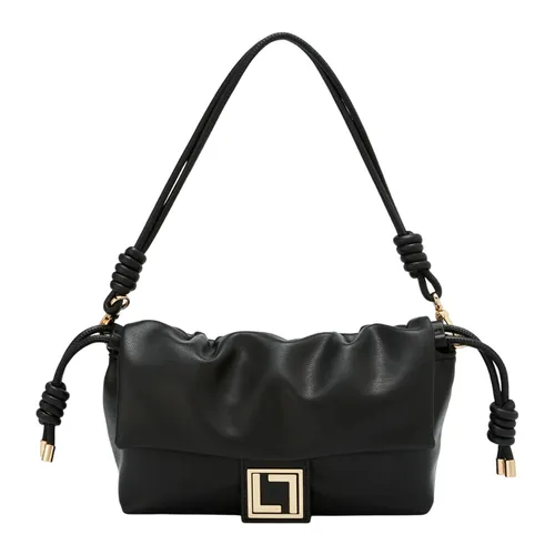 Túi Đeo Vai Nữ Lyn Abigo Shoulder Bag Black LL25FBT640 Màu Đen