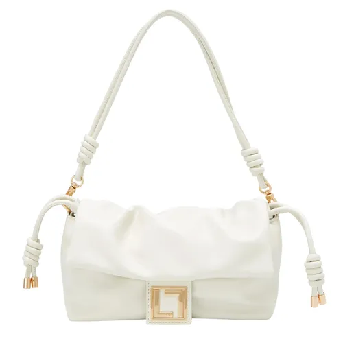 Túi Đeo Vai Nữ Lyn Abigo Shoulder Bag Ivory LL25FBT640 Màu Trắng