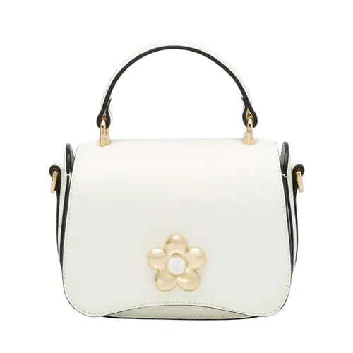 Túi Đeo Vai Nữ Lyn Dakota Mini Shoulder Bag Ivory LL25FBT621 Màu Trắng