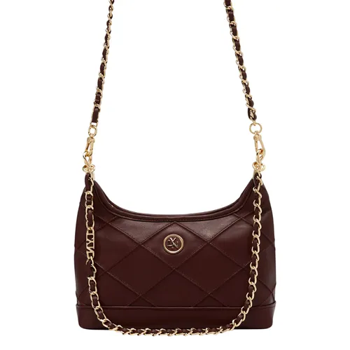 Túi Đeo Vai Nữ Lyn Jaylen S Shoulder Bag Dark Red LL25FBF010 Màu Đỏ