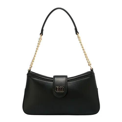 Túi Đeo Vai Nữ Lyn  S Shoulder Bag Black LL25FBF042 Màu Đen