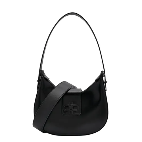 Túi Đeo Vai Nữ Pedro Icon Leather Hobo Bag Black PW2-36610008 Màu Đen