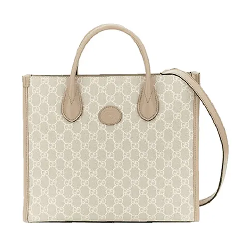Túi Tote Nữ Gucci Small Bag With Interlocking G Beige 659983-UULBT-9683 Màu Be