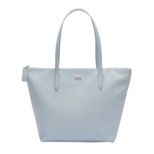 Túi Tote Nữ Lacoste Small L.12.12 Concept Tote Sliver/Trade Wind NF2037PO Q48 Màu Bạc