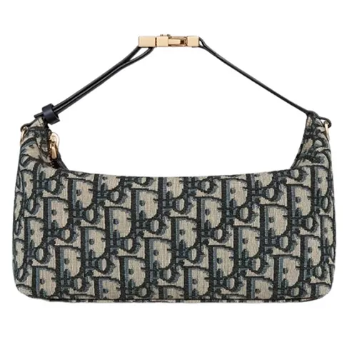 Túi Xách Tay Nữ Dior Travel Nomad Pouch Handle Bag Màu Đen