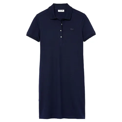 Váy Polo Lacoste Women's Piqué Dress Stretchy Slim Fit EF5473-166 Màu Xanh Navy Size 34