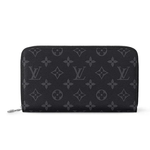 Ví Cầm Tay Nam Louis Vuitton LV Zippy Organizer M82081 Màu Đen/Xám
