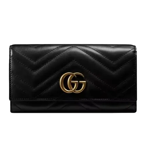 Ví Nữ Gucci GG Marmont Continental Wallet 443436 Màu Đen