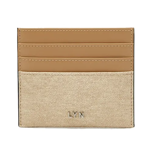Ví Nữ Lyn La Benia Card Holder Wallet - Biege Variation 2 L25FWWA008 Màu Be