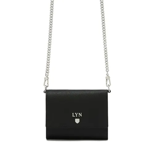 Ví Nữ Lyn Re-Edit Bauhaus Wallet On Chain - Black L25FWWA021 Màu Đen